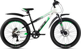 Велосипед SITIS CROSSER 7SP HD 24" (2024) Black-White-Green