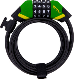 Велозамок CLUXX Gardia 850C 150cm Green-Black