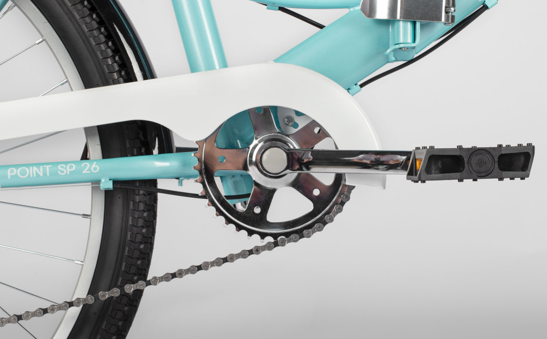 Велосипед SITIS POINT SPT-26-7SP 26" (2025) Turquoise-White