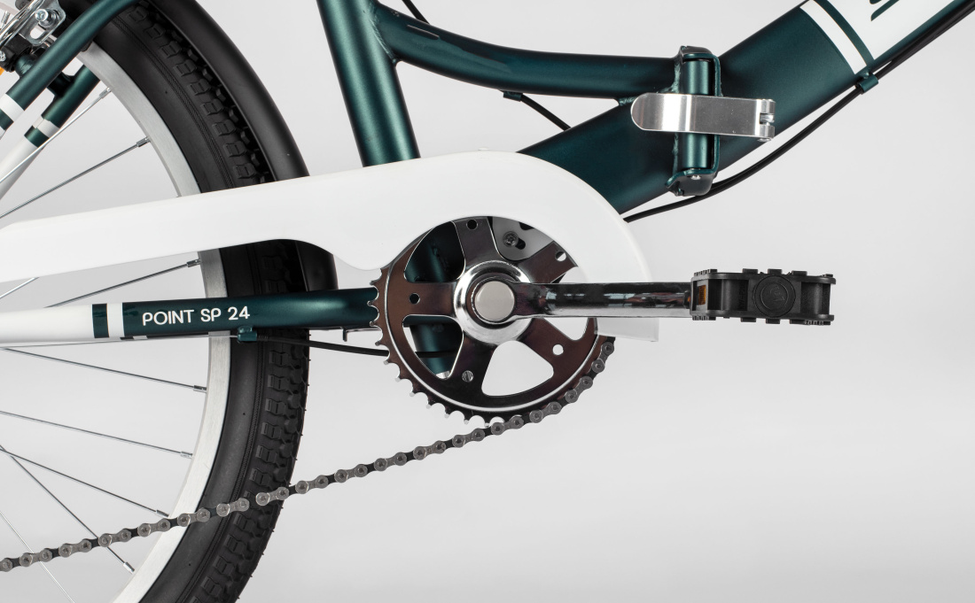 Велосипед SITIS POINT SPT-24-7SP 24" (2025) Green-White