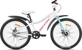 Велосипед SITIS DAISY Regid 1SP 24" (2025) White-Pink-Blue