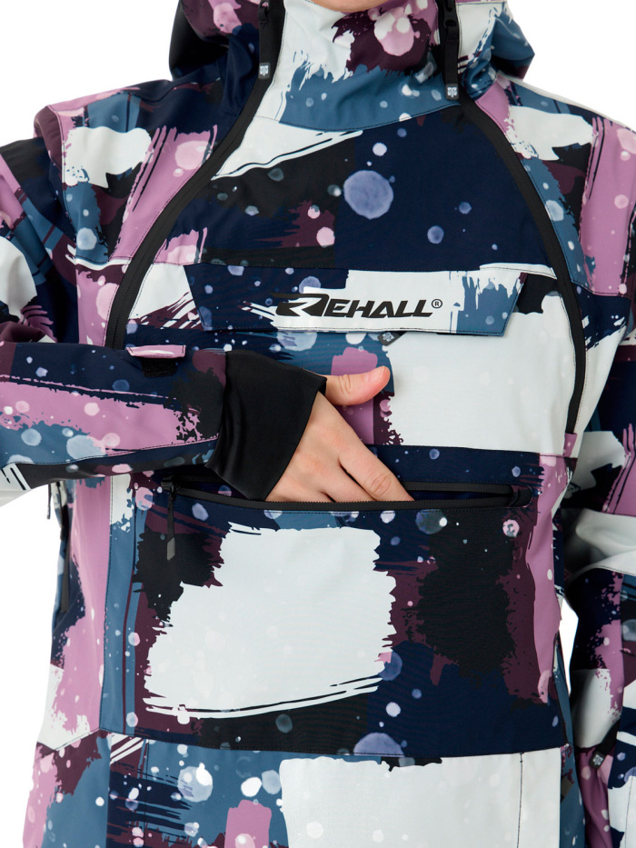 Анорак женский REHALL VIE-R Camo Abstract Lavender
