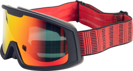Маска NASH 129 Matt Black (24/25) Full Revo Red