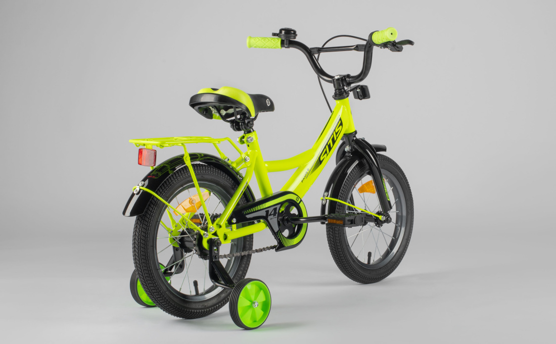 Велосипед SITIS PAMS 14" (2024) желто-черный