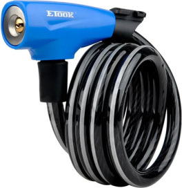 Замок трос ETOOK ET455R 1500x12mm 900g Blue