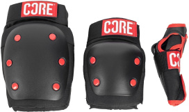 Комплект защиты CORE Street Skate Pads 3-pack Black