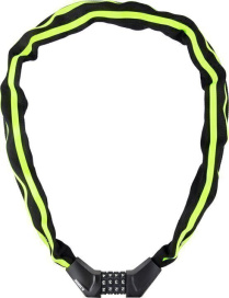 Замок стальная цель ETOOK ET465-2 1000x6mm 900g Black