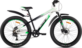 Велосипед SITIS CROSSER 7SP HD 26" (2024) Black-White-Green