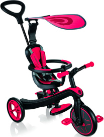 Велосипед-беговел Globber TRIKE EXPLORER 4 в 1 NEW розовый