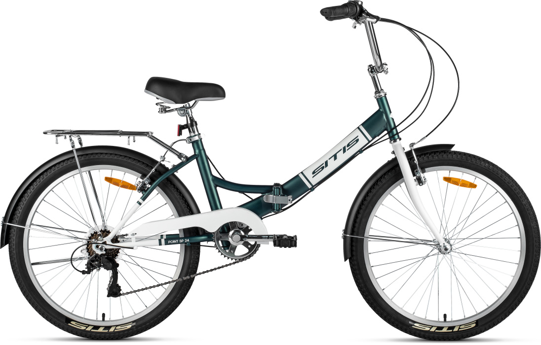 Велосипед SITIS POINT SPT-24-7SP 24" (2025) Green-White