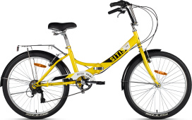 Велосипед SITIS POINT 7sp 24" (2024) Yellow-Black-White