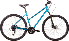 Велосипед ATOM SYMBIOTIC CROSS LADY Teal-Blue