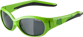 Очки ALPINA Flexxy Kids Green Dino Gloss-Black