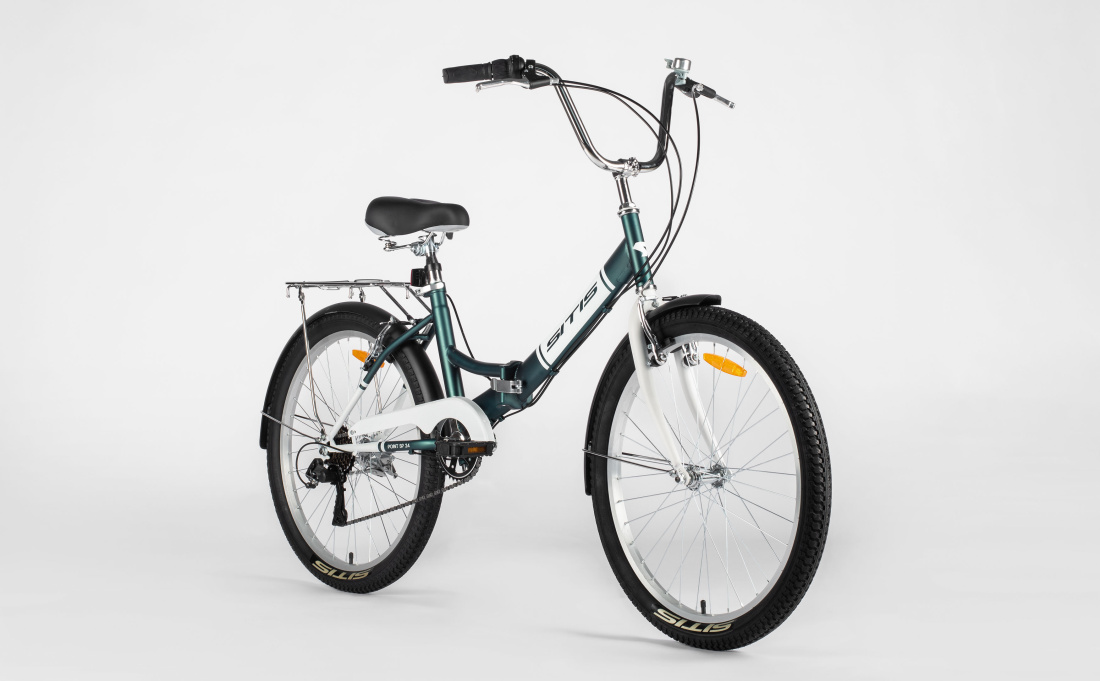 Велосипед SITIS POINT SPT-24-7SP 24" (2025) Green-White