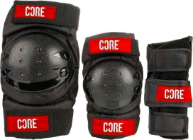 Комплект защиты CORE Junior Skate Pads 3-pack Black