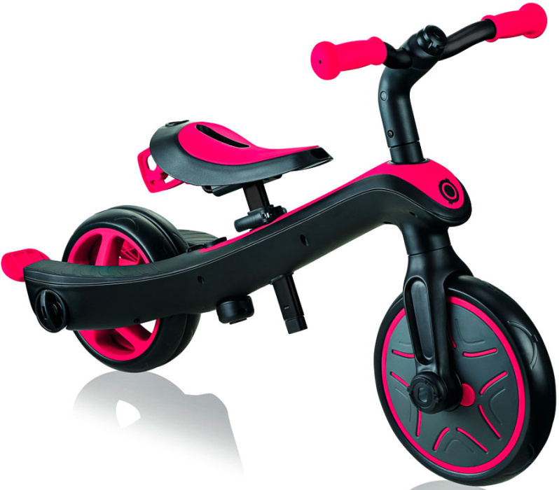 Велосипед-беговел Globber TRIKE EXPLORER 4 в 1 NEW розовый