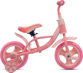 Беговел-велосипед детский 2 в 1 SITIS PRINCESS Pink