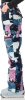 Брюки женские REHALL NORI-R Camo Abstract Lavender