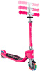 Самокат Globber FLOW 125 FOLDABLE JUNIOR LIGHTS (2025) розовый
