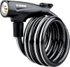Замок трос ETOOK ET455R 1500x12mm 900g Black велосипедные замки