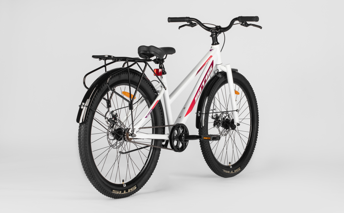 Велосипед SITIS ANY Regit 1SP 26" (2025) White-Red