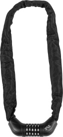 Велозамок STS M605 6mm x100cm кодовый черный