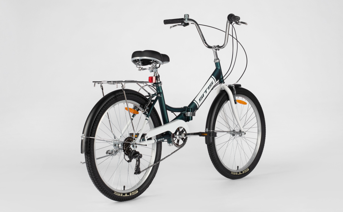 Велосипед SITIS POINT SPT-24-7SP 24" (2025) Green-White