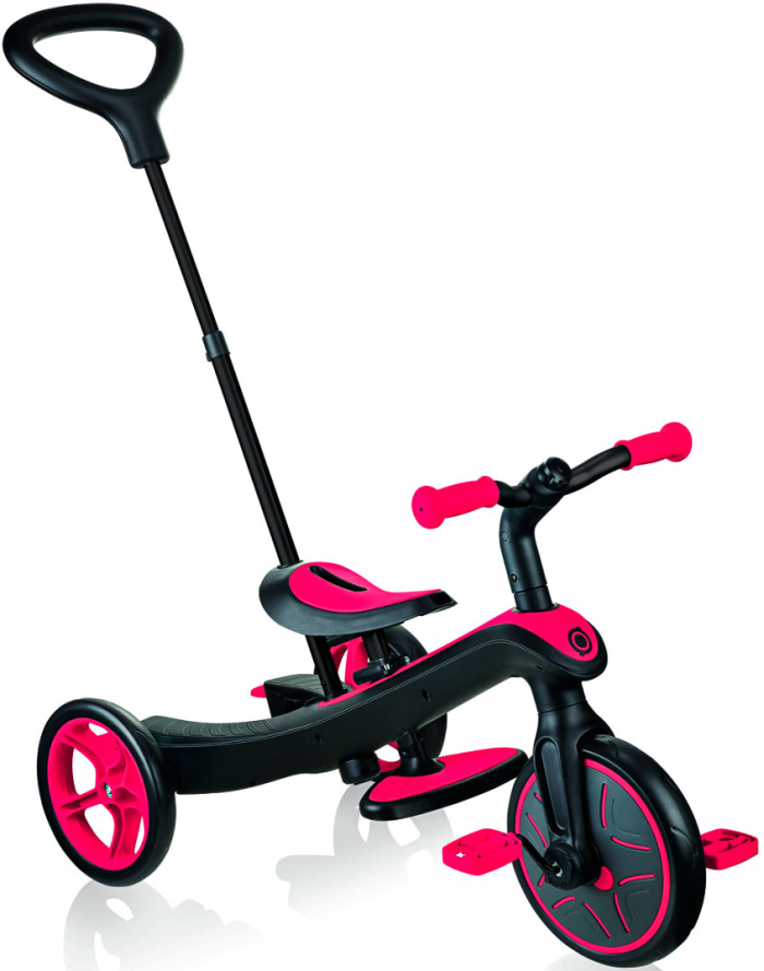 Велосипед-беговел Globber TRIKE EXPLORER 4 в 1 NEW розовый