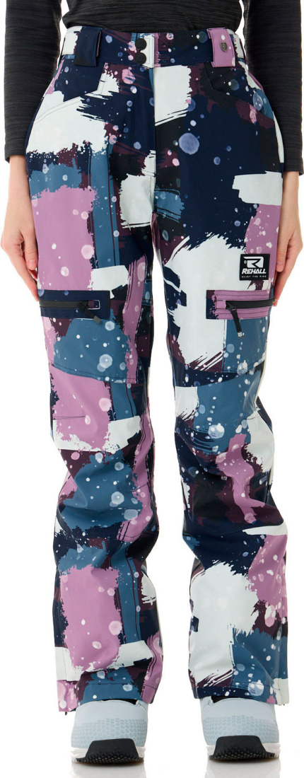 Брюки женские REHALL NORI-R Camo Abstract Lavender